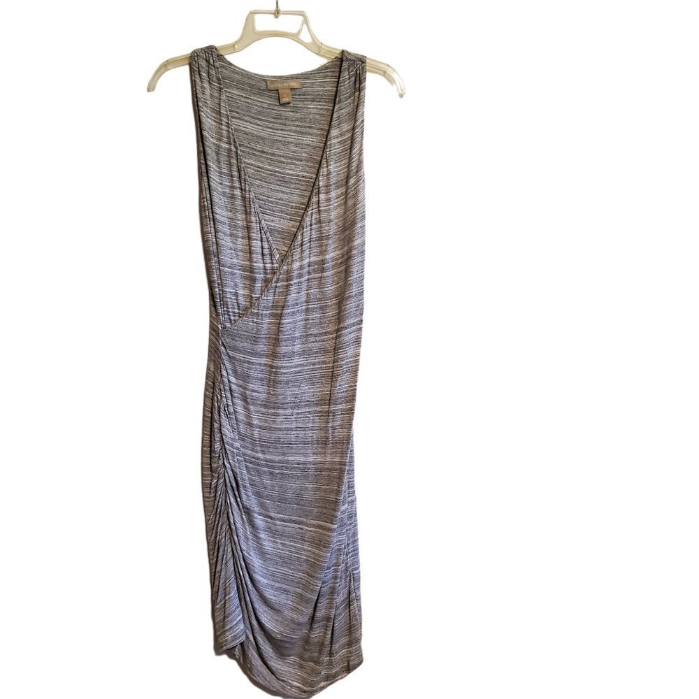 Banana‎ Republic Knit Space Dye Faux Wrap Sleeveless Dress Small